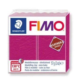 berry leather effect fimo