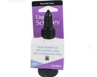 black liquid sculpey