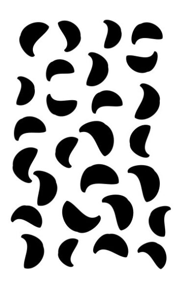 commas stencil