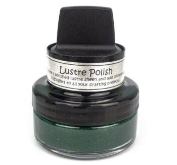 glitzy green polish