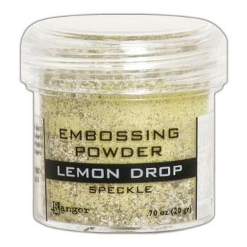lemon drop speckle embossing
