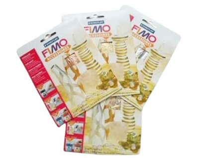 fimo gold leaf
