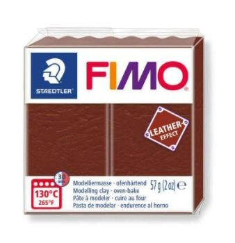 Nut leather effect fimo