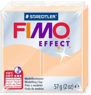 peach fimo effect