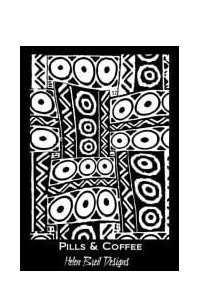 pills and coffee silkscreen
