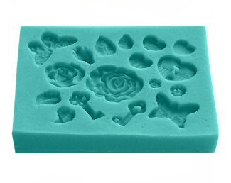 roses and butterflies moulds