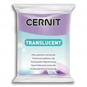 violet translcent cernit