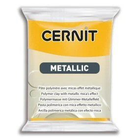 yellow metallic cernit