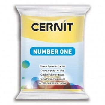 yellow number one cernit
