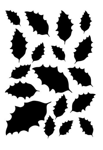 holly stencil